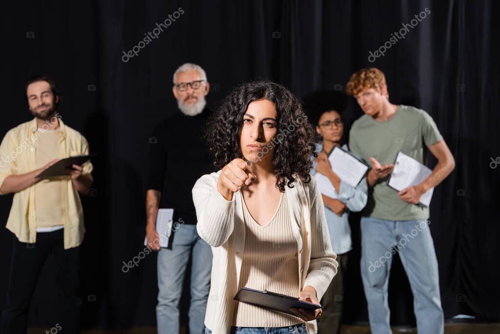 Acting students in Ghana practicing in front of a camera